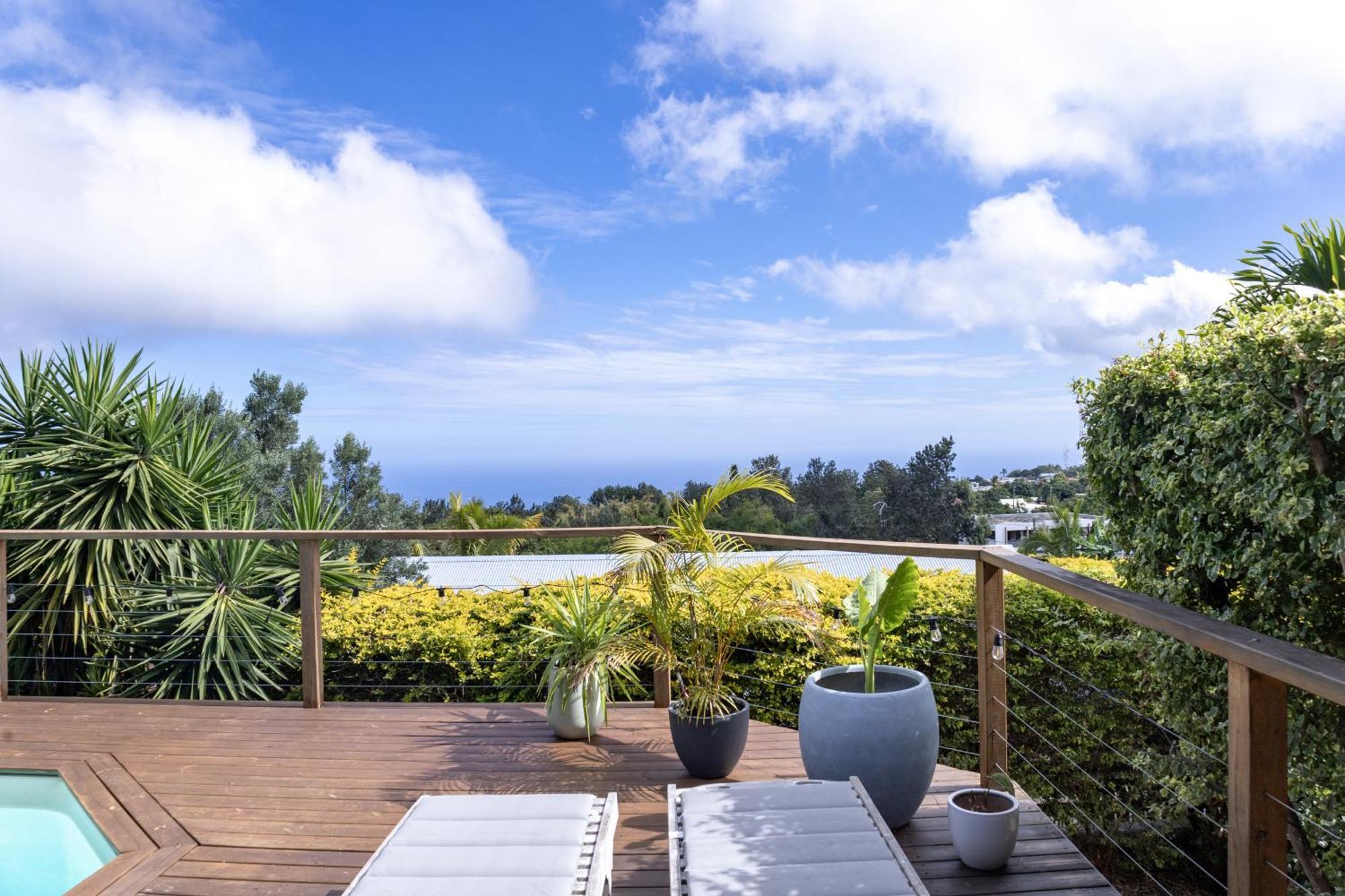 Villa Cactus Avec Piscine Et Vue Mer La Saline Les Bains Eksteriør billede